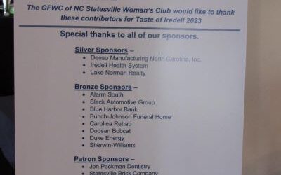Taste of Iredell Sponsors