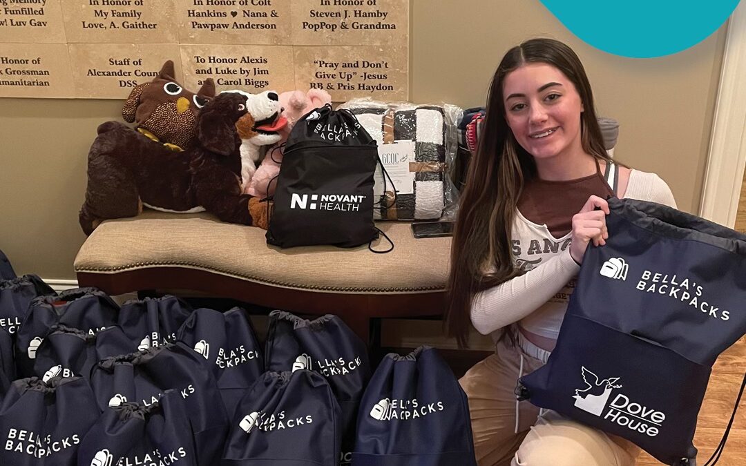 Bella’s Backpacks – SWC aids student’s efforts