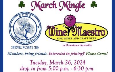March Mingle scheduled for 3/26/24